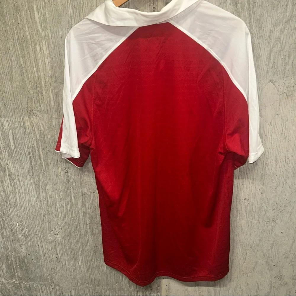 Adidas‎ University of Wisconsin Badgers Men's Red and White Jersey Large